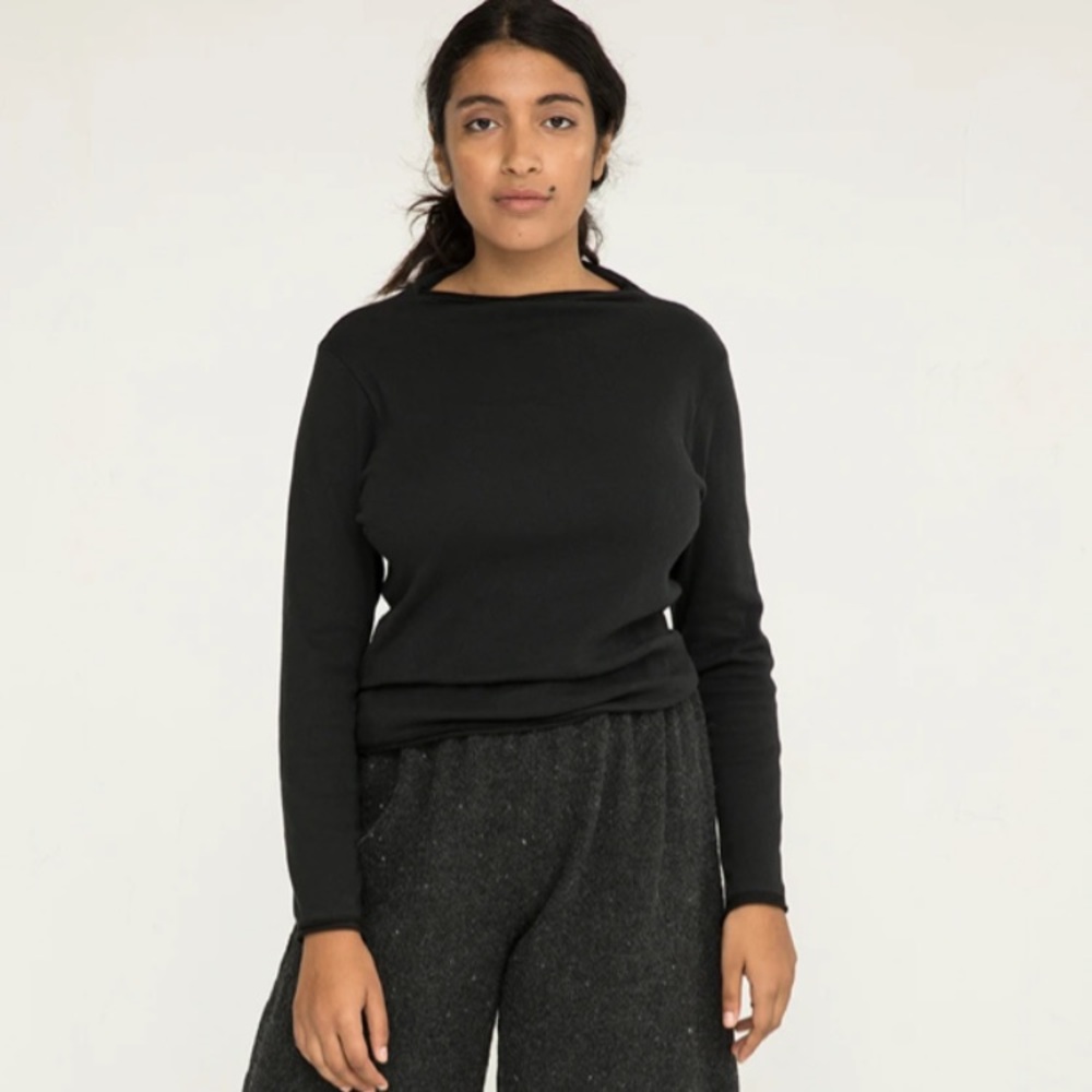 Elizabeth Suzann Black Long Sleeve Top